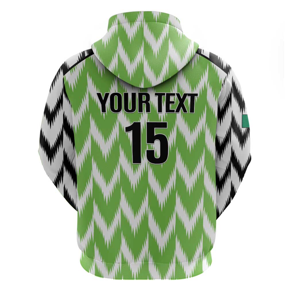 Custom Nigeria Football Hoodie Go Champions Super Eagles