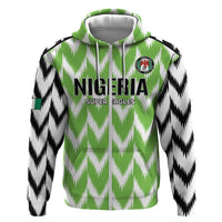 Custom Nigeria Football Hoodie Go Champions Super Eagles