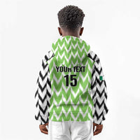 Custom Nigeria Football Kid Hoodie Go Champions Super Eagles