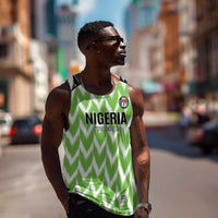 Custom Nigeria Football Men Tank Top Go Champions Super Eagles