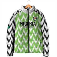 Custom Nigeria Football Padded Jacket Go Champions Super Eagles