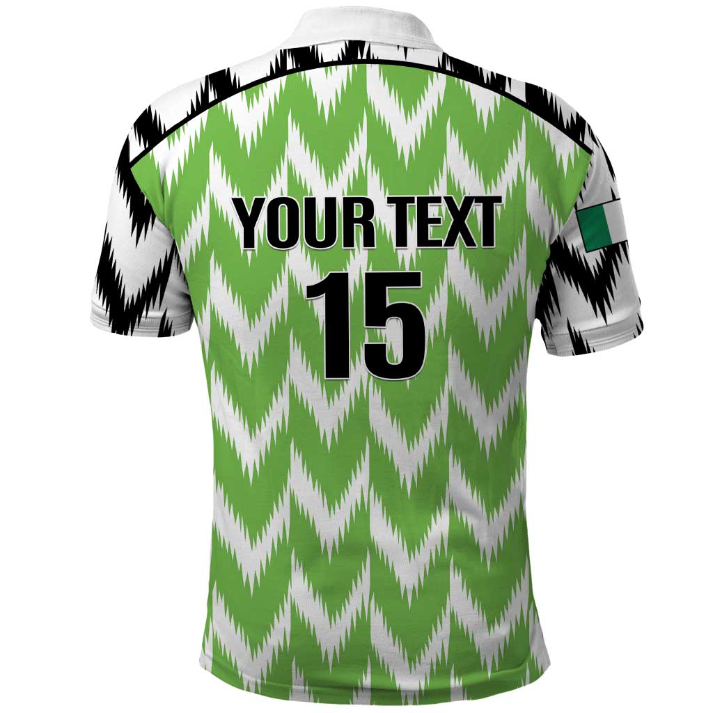 Custom Nigeria Football Polo Shirt Go Champions Super Eagles