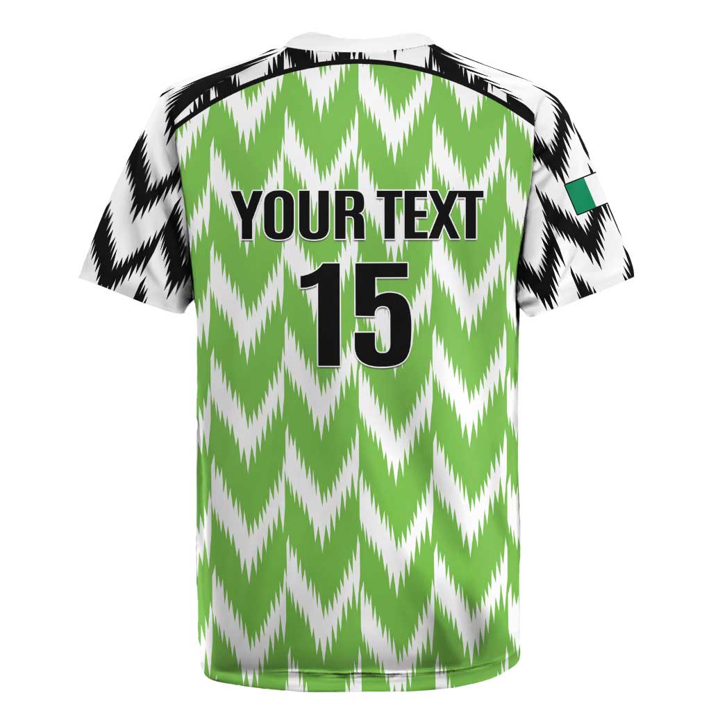 Custom Nigeria Football Rugby Jersey Go Champions Super Eagles