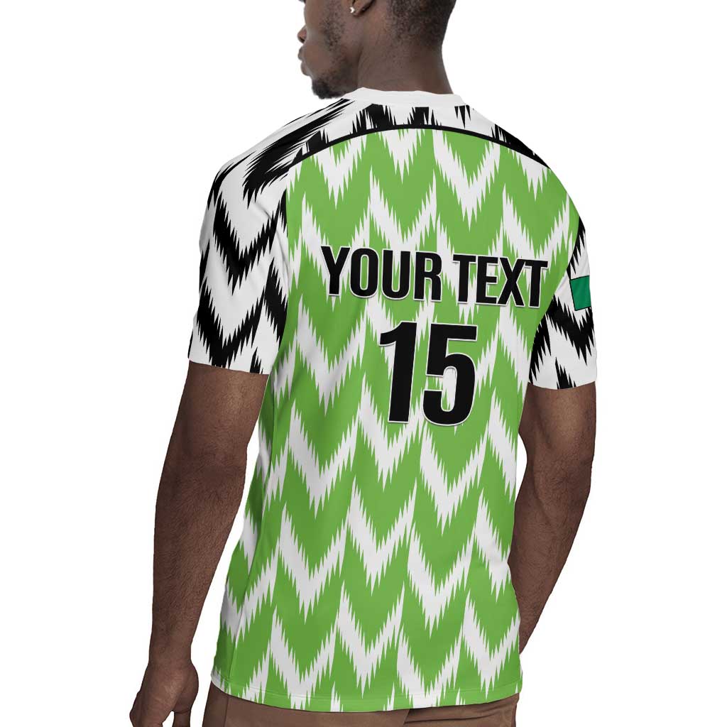Custom Nigeria Football Rugby Jersey Go Champions Super Eagles