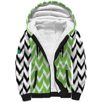 Custom Nigeria Football Sherpa Hoodie Go Champions Super Eagles