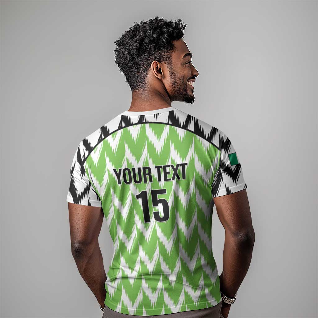 Custom Nigeria Football T shirt Go Champions Super Eagles
