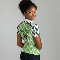 Custom Nigeria Football Women Polo Shirt Go Champions Super Eagles
