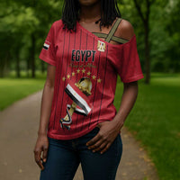 Custom Egypt Football Cross Shoulder Shirt Kings of Africa Champions