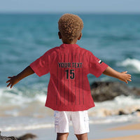 Custom Egypt Football Kid Hawaiian Shirt Kings of Africa Champions