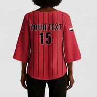Custom Egypt Football Kimono Sleeve Blouse Kings of Africa Champions