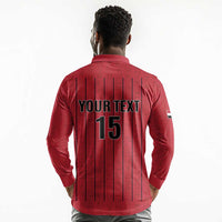 Custom Egypt Football Long Sleeve Polo Shirt Kings of Africa Champions