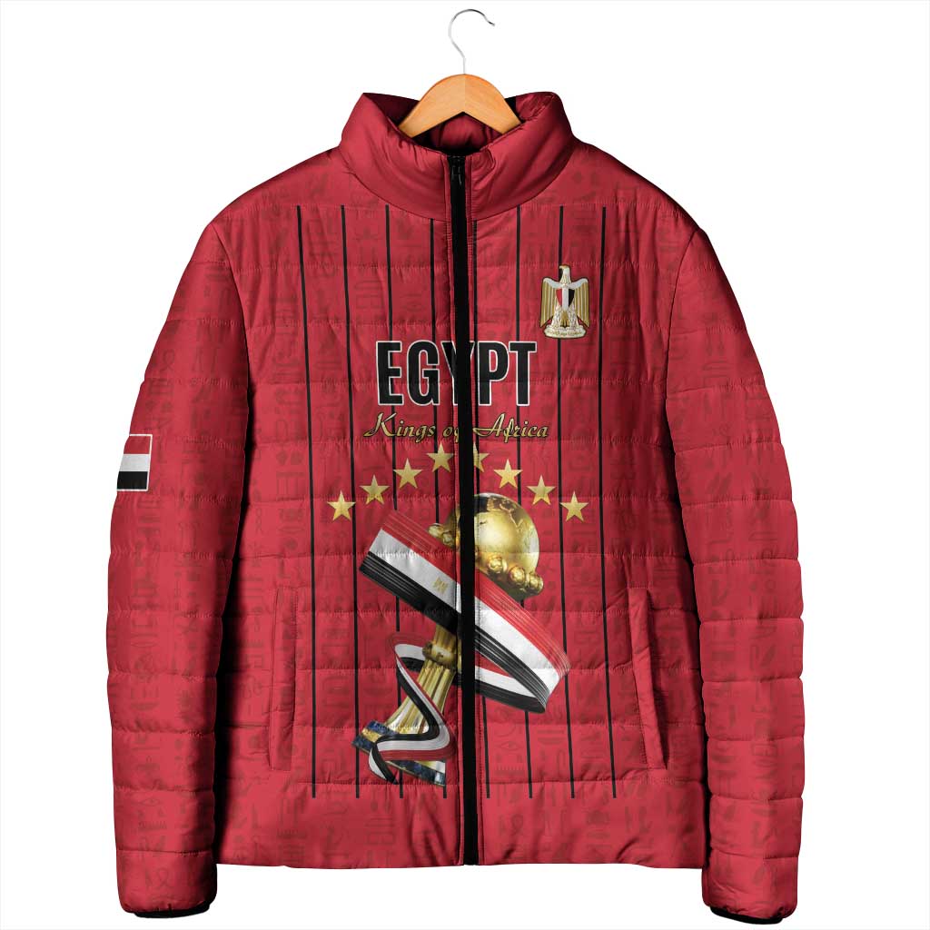 Custom Egypt Football Padded Jacket Kings of Africa Champions