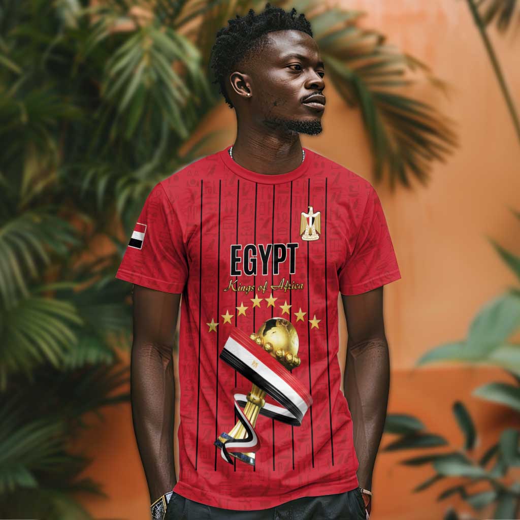Custom Egypt Football T shirt Kings of Africa Champions