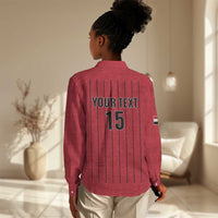 Custom Egypt Football Women Casual Shirt Kings of Africa Champions