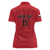 Custom Egypt Football Women Polo Shirt Kings of Africa Champions