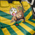 Togo Independence Day Back Car Seat Cover Lion With Coat Of Arms Kente Pattern