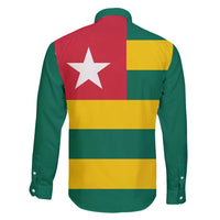 Togo Country Flag Family Matching Long Sleeve Bodycon Dress and Hawaiian Shirt Togolese Independence