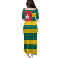 Togo Country Flag Family Matching Puletasi and Hawaiian Shirt Togolese Independence