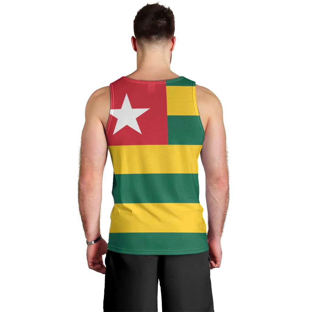 Togo Country Flag Men Tank Top Togolese Independence
