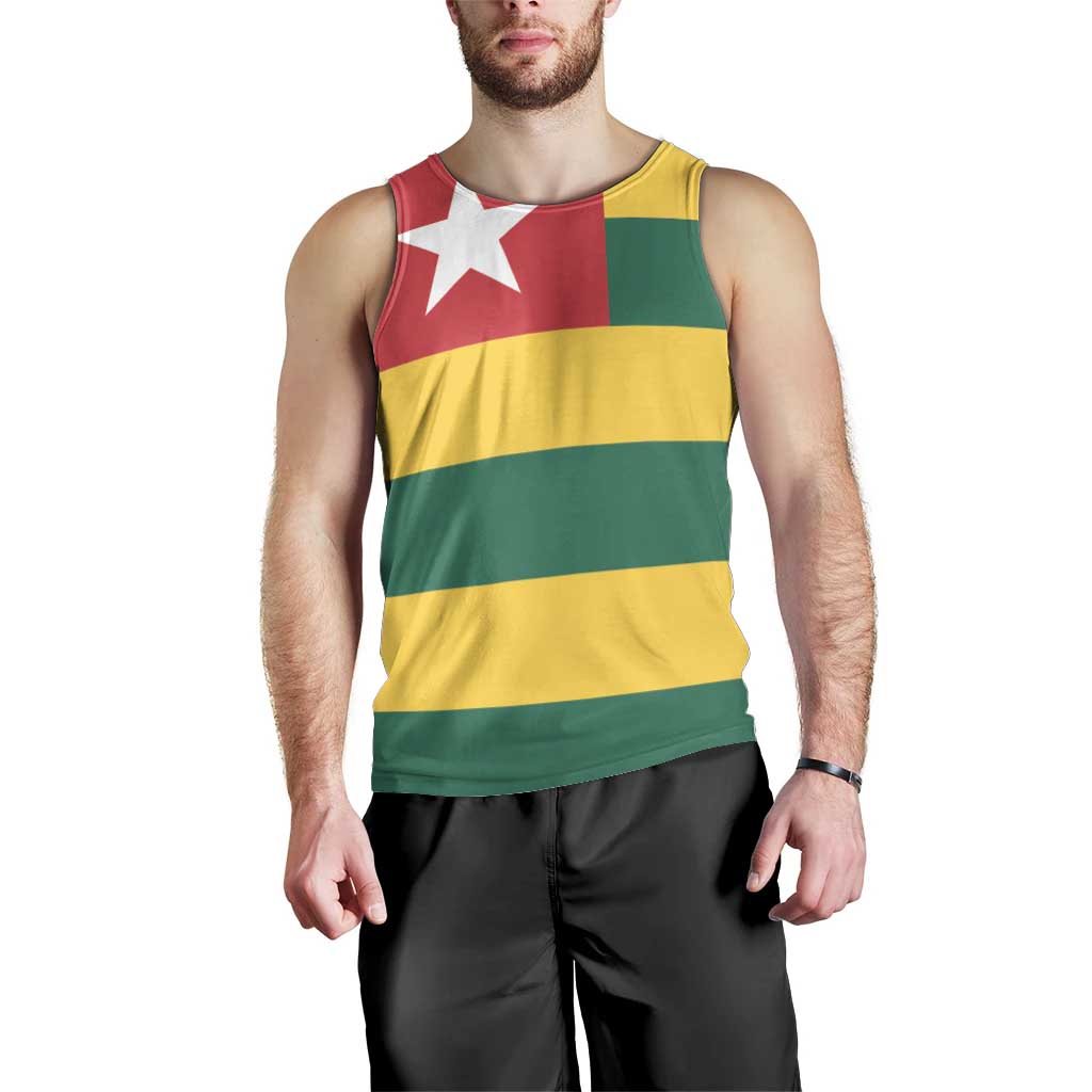 Togo Country Flag Men Tank Top Togolese Independence