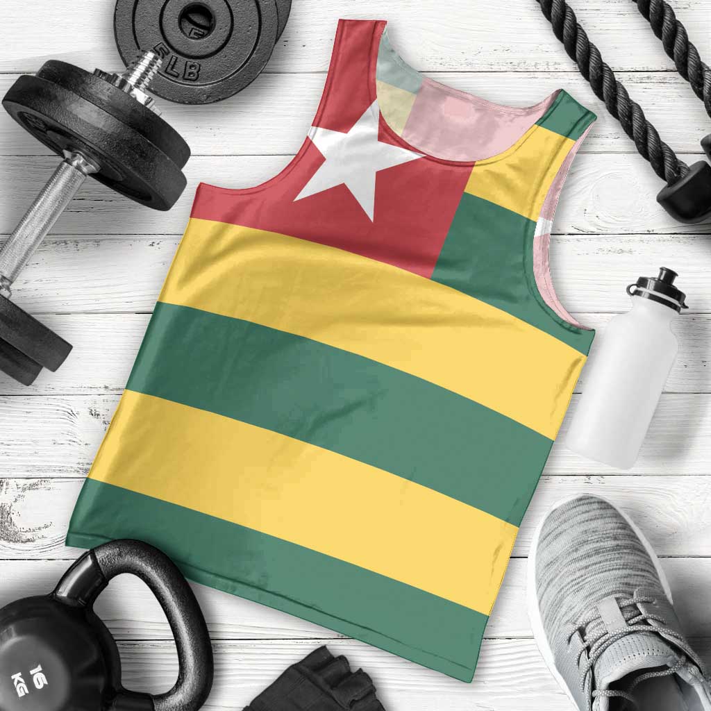 Togo Country Flag Men Tank Top Togolese Independence