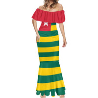 Togo Country Flag Mermaid Dress Togolese Independence