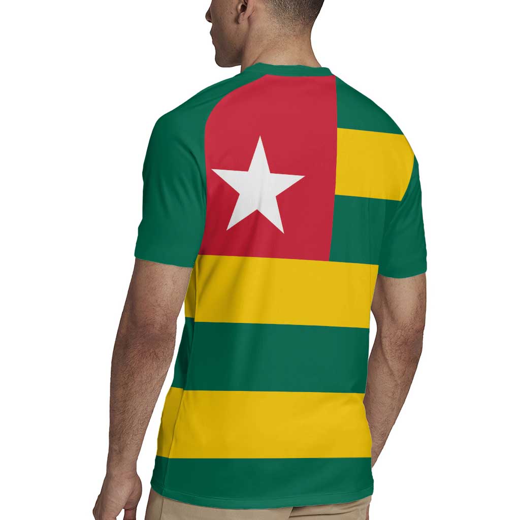 Togo Country Flag Rugby Jersey Togolese Independence