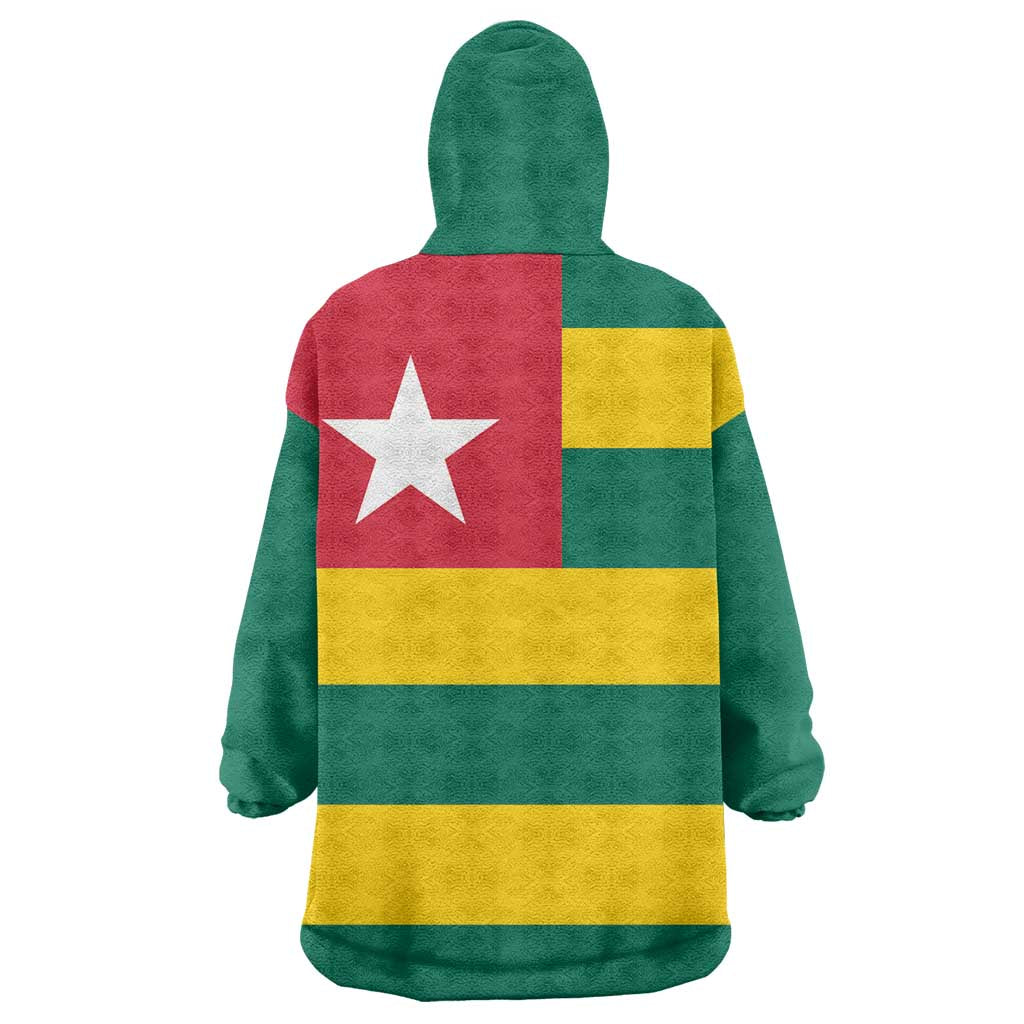 Togo Country Flag Wearable Blanket Hoodie Togolese Independence