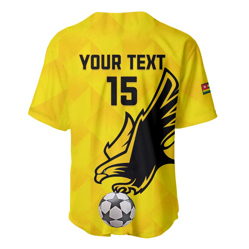 Custom Togo Football Baseball Jersey Come On Les Eperviers