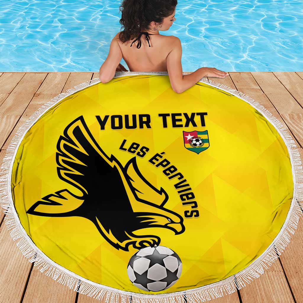 Custom Togo Football Beach Blanket Come On Les Eperviers