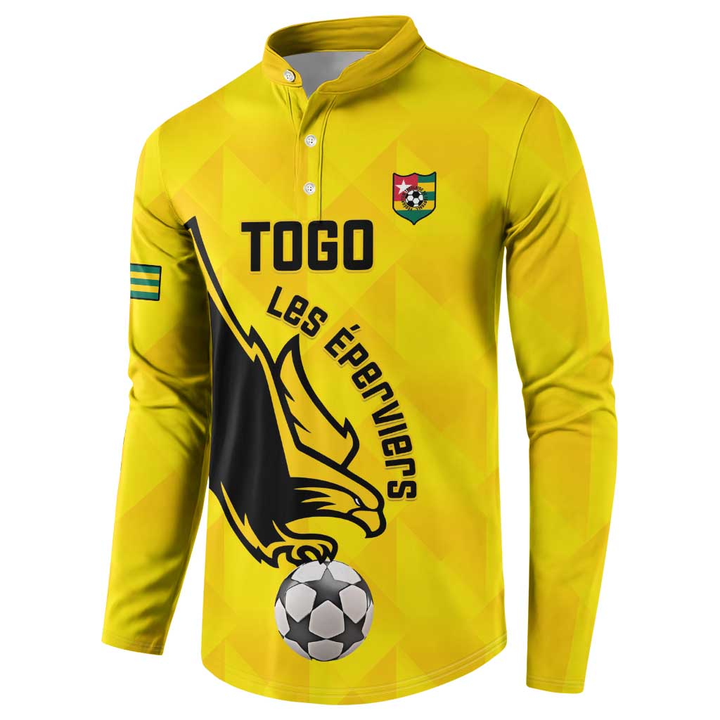 Custom Togo Football Button Sweatshirt Come On Les Eperviers