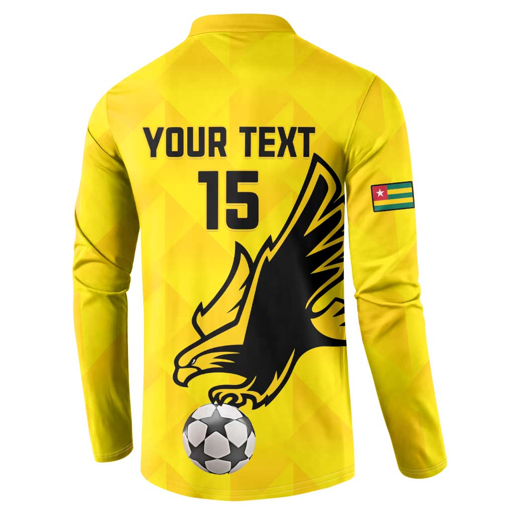 Custom Togo Football Button Sweatshirt Come On Les Eperviers