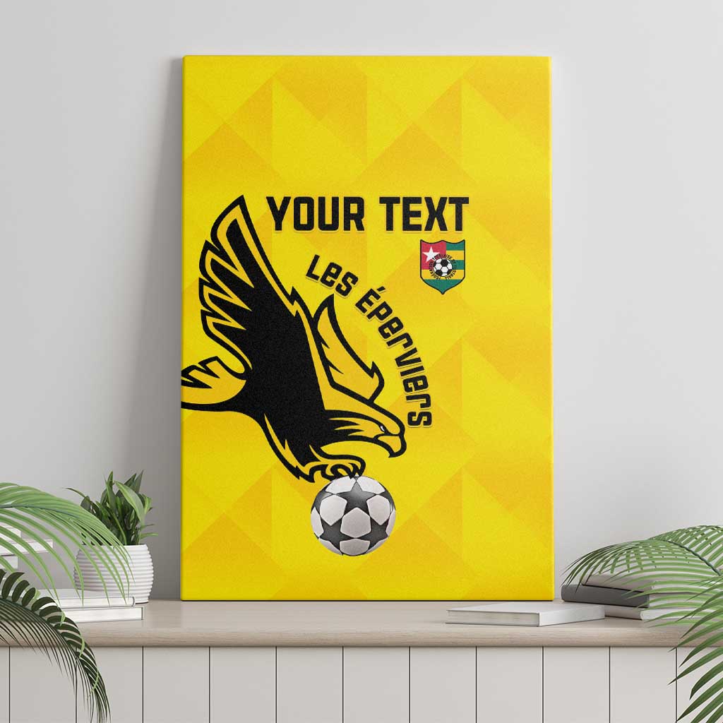 Custom Togo Football Canvas Wall Art Come On Les Eperviers