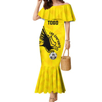 Custom Togo Football Family Matching Mermaid Dress and Hawaiian Shirt Come On Les Eperviers