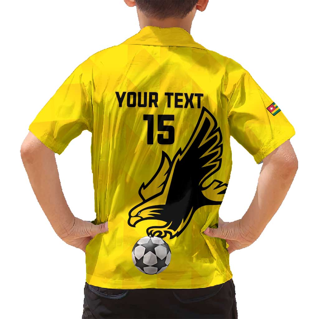 Custom Togo Football Family Matching Summer Maxi Dress and Hawaiian Shirt Come On Les Eperviers