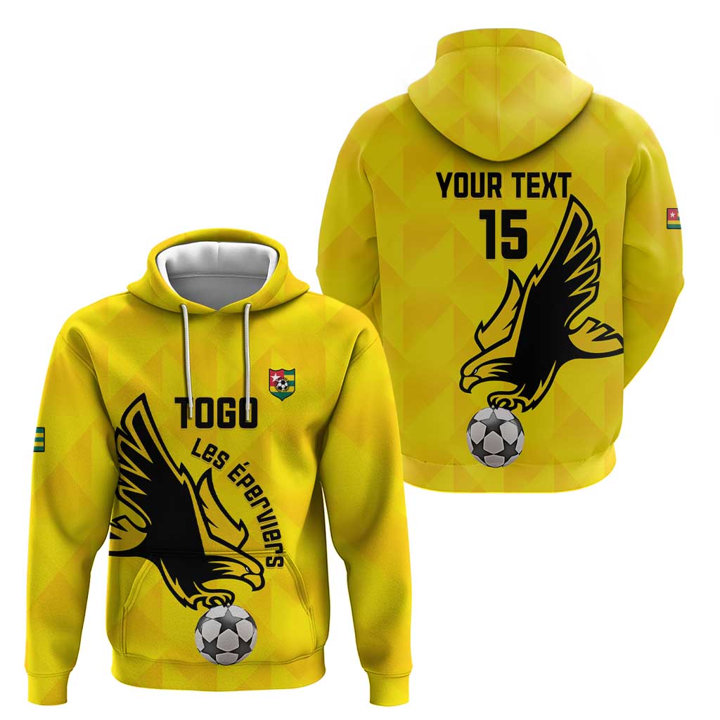 Custom Togo Football Hoodie Come On Les Eperviers