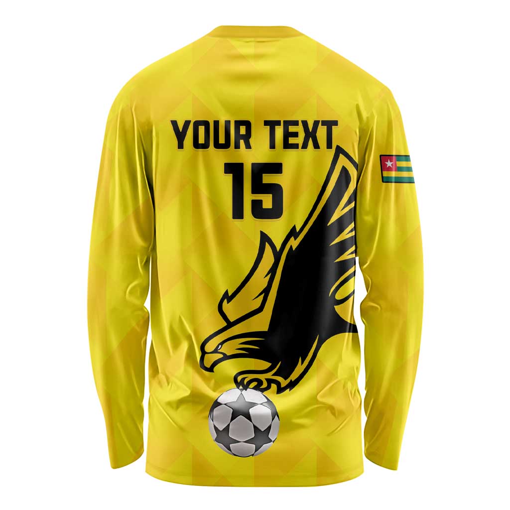 Custom Togo Football Long Sleeve Shirt Come On Les Eperviers