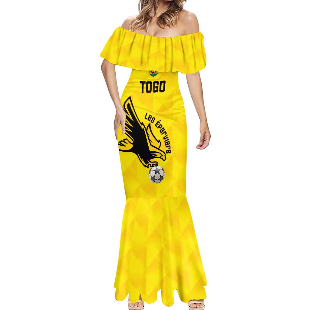 Custom Togo Football Mermaid Dress Come On Les Eperviers