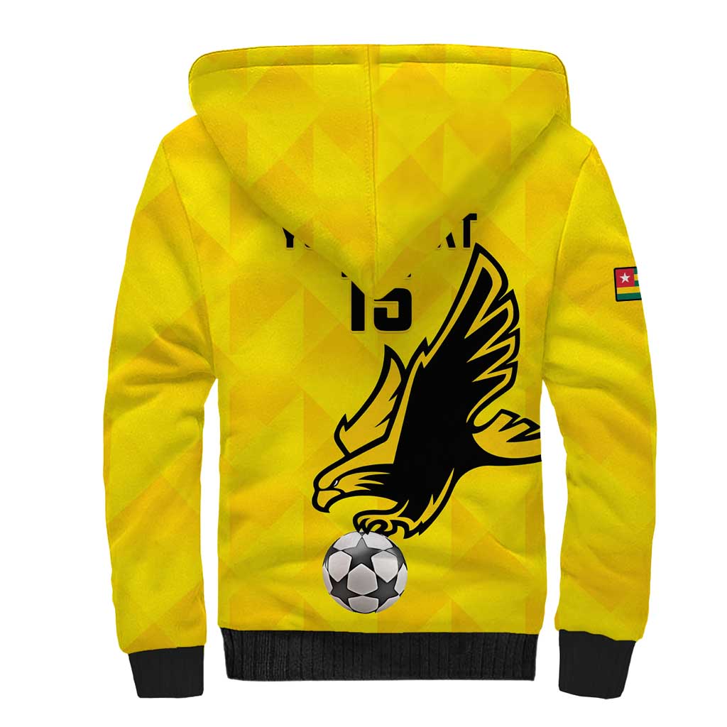 Custom Togo Football Sherpa Hoodie Come On Les Eperviers