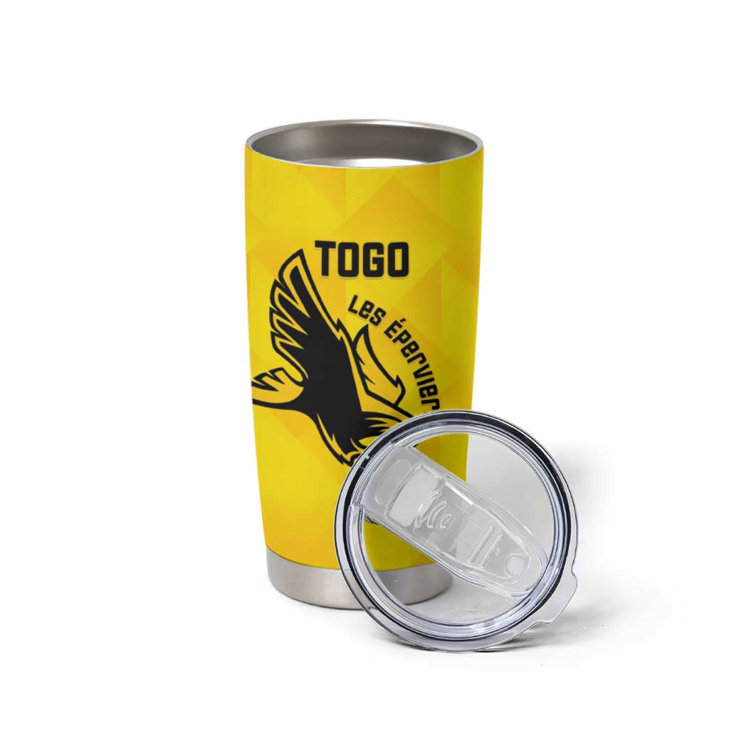 Custom Togo Football Tumbler Cup Come On Les Eperviers