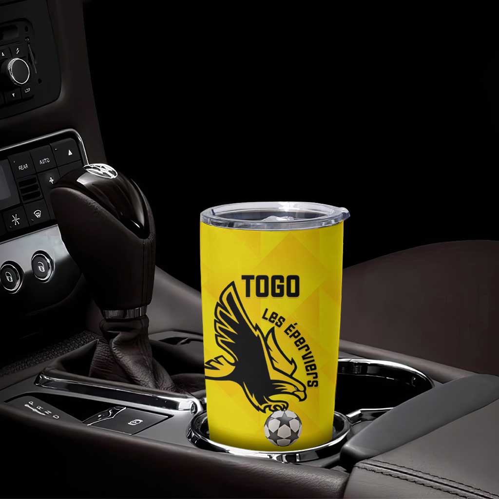 Custom Togo Football Tumbler Cup Come On Les Eperviers
