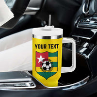 Custom Togo Football Tumbler With Handle Come On Les Eperviers