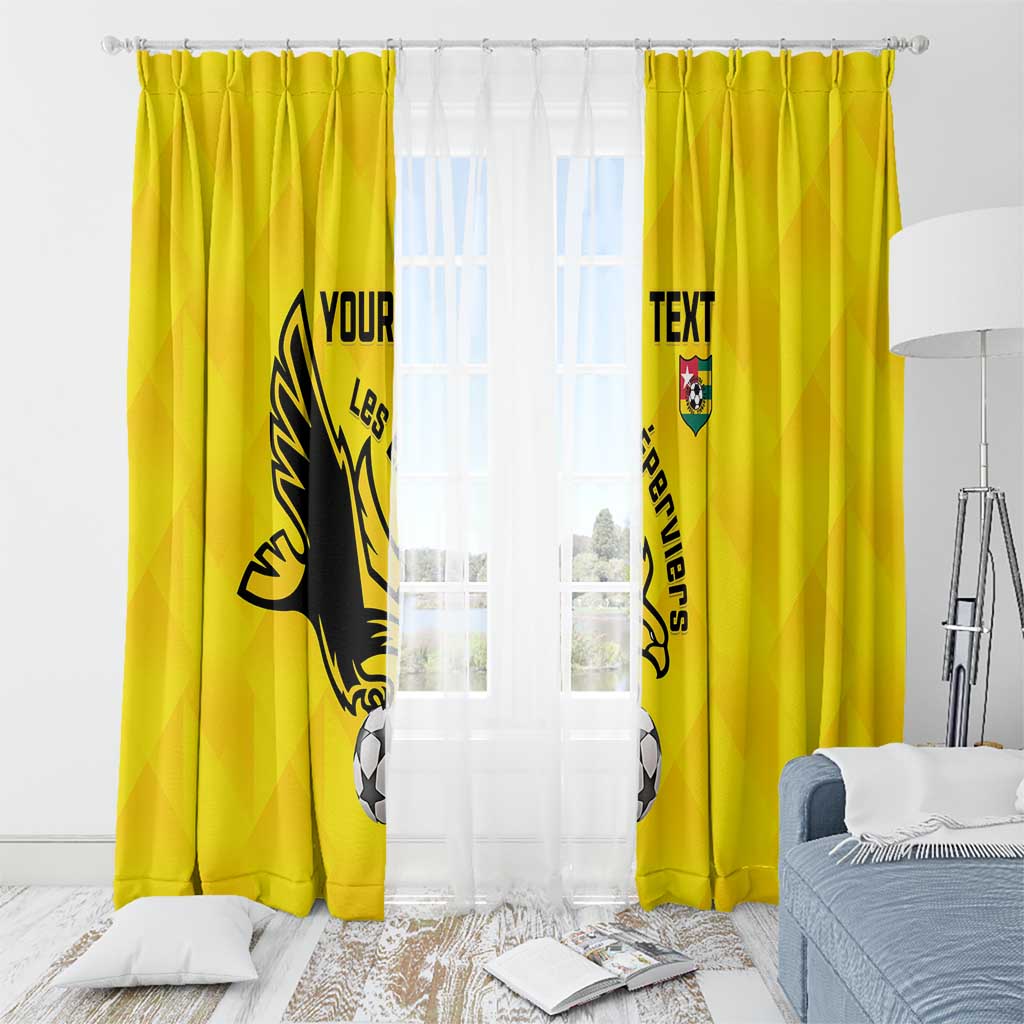 Custom Togo Football Window Curtain Come On Les Eperviers