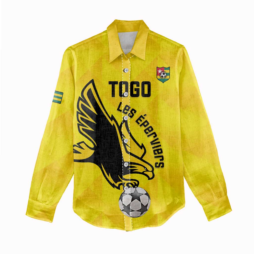 Custom Togo Football Women Casual Shirt Come On Les Eperviers