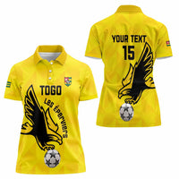 Custom Togo Football Women Polo Shirt Come On Les Eperviers