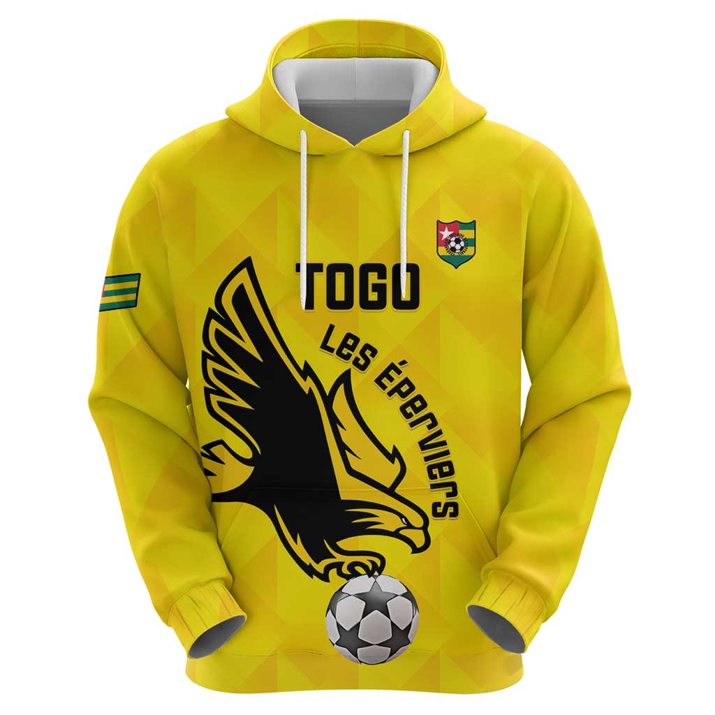 Custom Togo Football Zip Hoodie Come On Les Eperviers