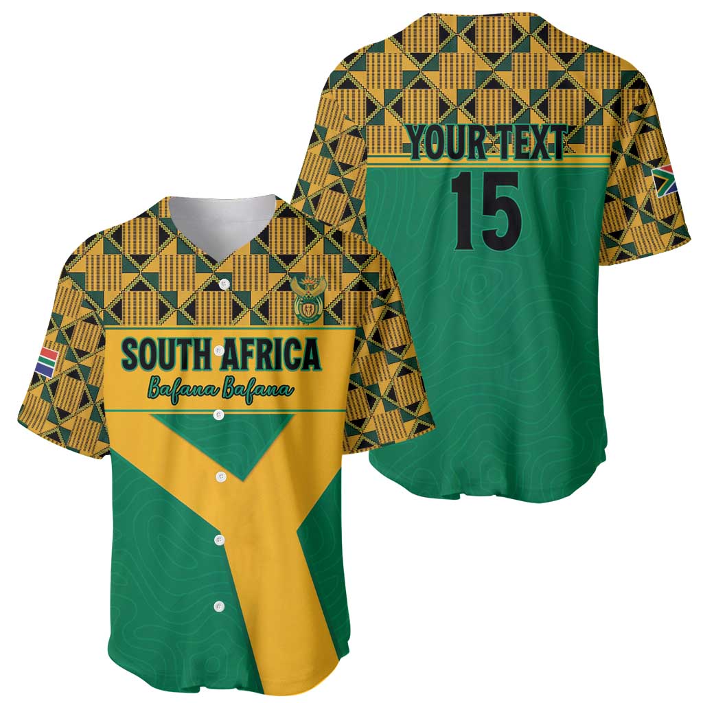 Custom South Africa Soccer Baseball Jersey Go Champions