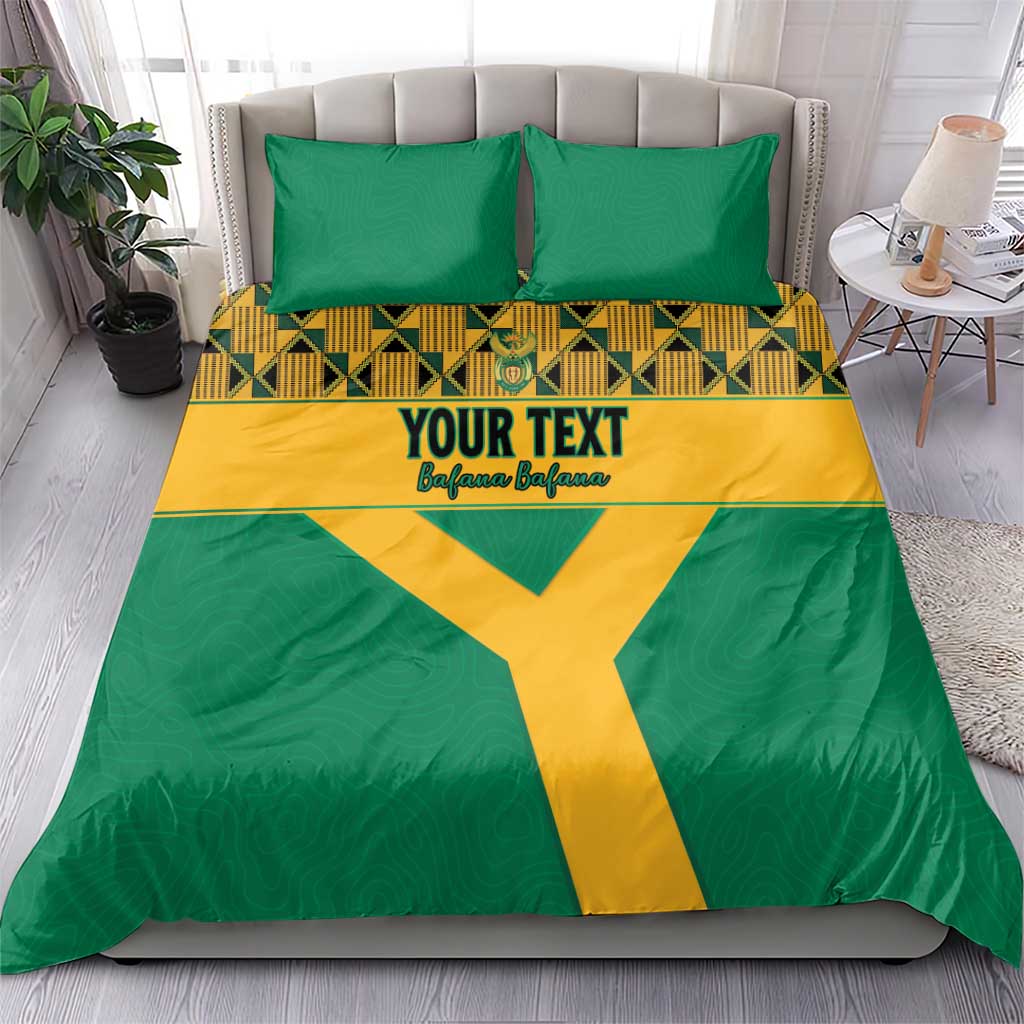 Custom South Africa Soccer Bedding Set Go Champions