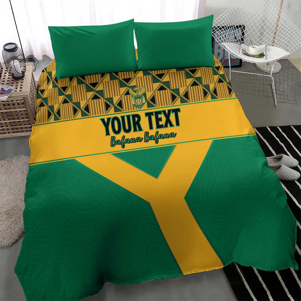Custom South Africa Soccer Bedding Set Go Champions