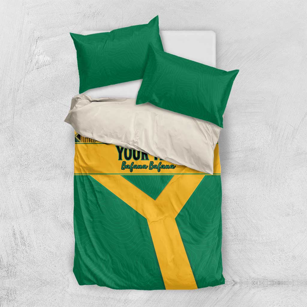 Custom South Africa Soccer Bedding Set Go Champions